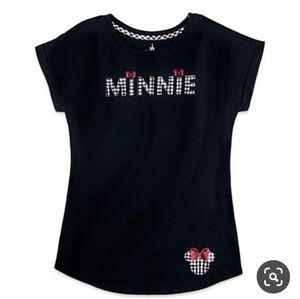 Disney Minnie T shirt Gingham design